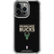 NBA Milwaukee Bucks Standard - Black iPhone 16 Pro Clear Case